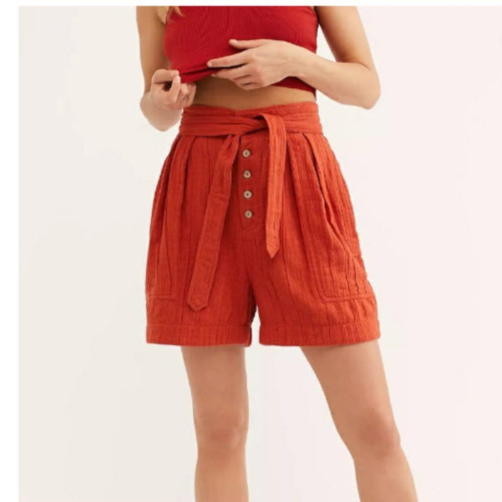 Free People Thea Tie Shorts Size Medium